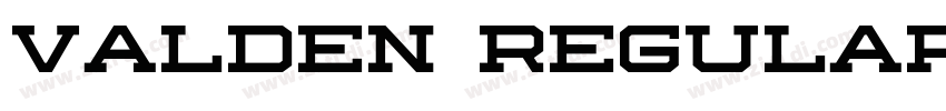 Valden Regular字体转换 Valden Regular字体转换